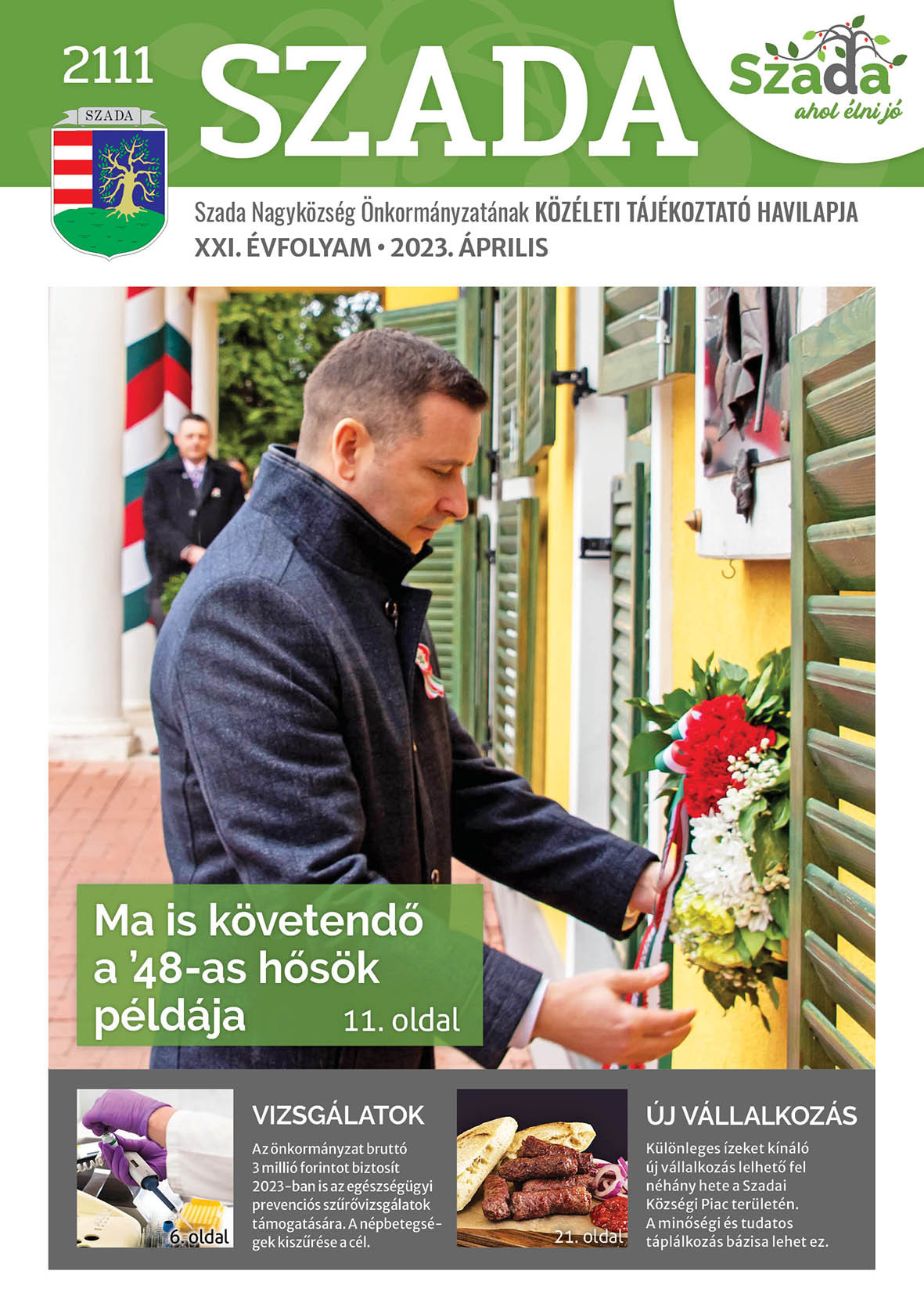 2023 04 2111 Szada Cimlap