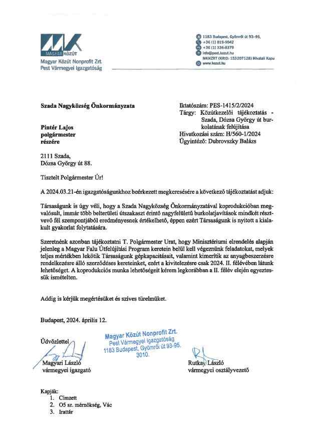 Magyar Kzt Vlasz 2024 04 12